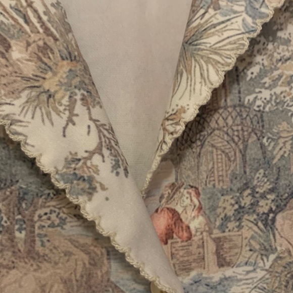 Cream and Pastel Button-Up Dress (small) - Picture 4 of 6